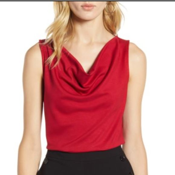 Halogen Tops - SOLD OUT!!   Halogen Drape Front Knit Tank